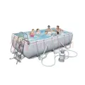 Сглобяем басейн с пясъчен филтър Bestway 404х201х100см. [1]