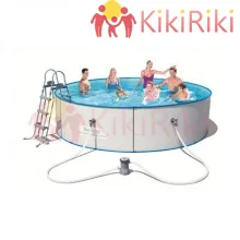 Сглобяем кръгъл басейн Bestway 360×90 см.