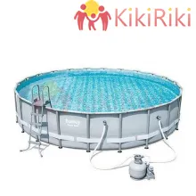 Сглобяем басейн Bestway 427×107см (комплект)