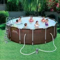 Сглобяем басейн Bestway Rattan 427х107см. [2]