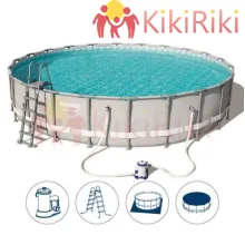 Сглобяем кръгъл басейн Bestway 671х132см. [1]
