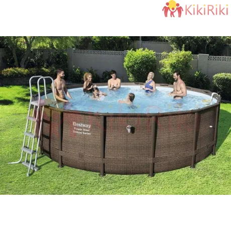 Сглобяем басейн Bestway Rattan 488х122см. (комплект)