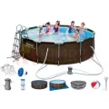 Сглобяем басейн Bestway Rattan 427х107см. [3]