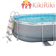 Овален сглобяем басейн Bestway 424x250x100см [1]