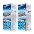 Овален сглобяем басейн Bestway 424x250x100см [5]