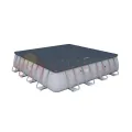 Сглобяем квадратен басейн Bestway 488х488х122см.  [4]