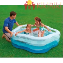 Надуваем детски басейн Intex Summer Colors [1]