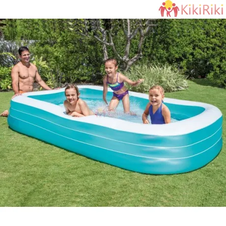 Надуваем басейн Intex Family