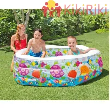 Надуваем детски басейн Intex Ocean [1]