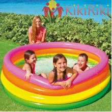 Надуваем детски басейн Intex Sunset Glow/ голям [1]