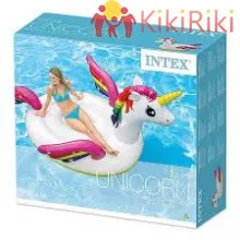 Надуваем дюшек Intex Еднорог/ голям