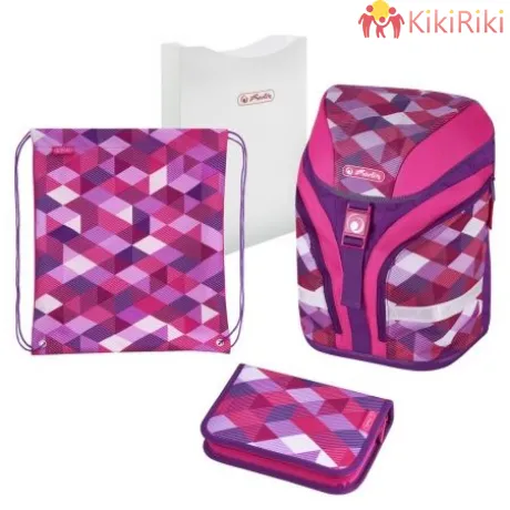 Раница Herlitz Motion plus Pink cubes