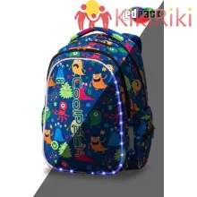 Светеща LED раница CoolPack Funny Monsters JOY M