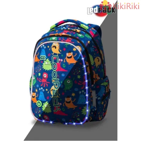 Светеща LED раница CoolPack Funny Monsters JOY M