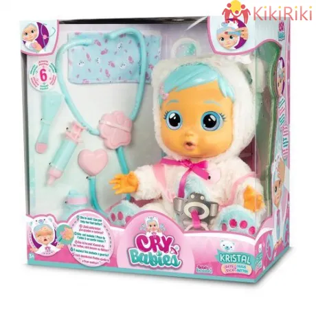 Плачеща кукла CRYBABIES KRISTAL Болно бебе