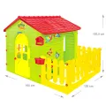 Garden House – детска къщичка с ограда за двора и градината [2]