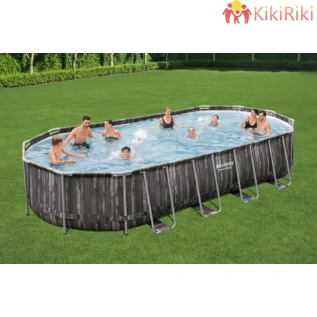 Овален сглобяем басейн 732x366x122см. Bestway Power Steel Oval