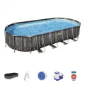Овален сглобяем басейн 732x366x122см. Bestway Power Steel Oval [11]