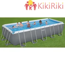 Bestway Сглобяем басейн 640х274х132см. Power Steel Rectangular  [1]