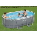 Овален сглобяем басейн Bestway 300х200х84 см. [2]