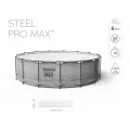 Кръгъл сглобяем басейн 549х122см. Bestway Steel Pro Max [5]