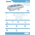Семеен сглобяем басейн с пясъчен филтър Bestway 732х366см. [4]