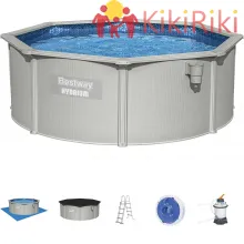 Сглобяем басейн Bestway Hydrium 360×120см.