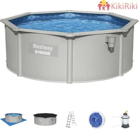 Сглобяем басейн Bestway Hydrium 360×120см.