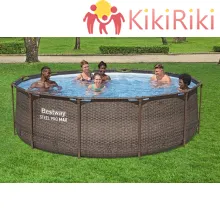 Сглобяем басейн Bestway Rattan 366х100см. [1]