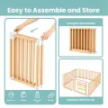 GINGER HOME Детска дървена кошара за игра с 8 панела [4]