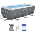 Сглобяем правоъгълен басейн Bestway 412х201×122см. [1]