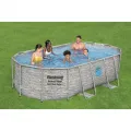 Овален сглобяем басейн Bestway Rattan 427x250x100см [2]