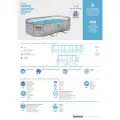 Овален сглобяем басейн Bestway Rattan 427x250x100см [9]