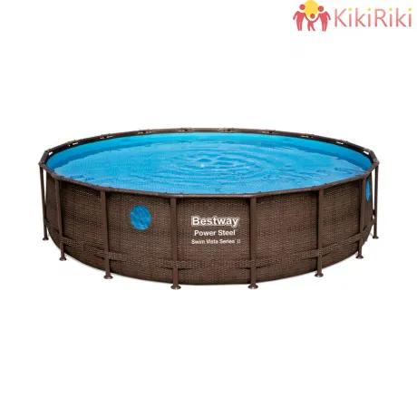 Сглобяем басейн Bestway Rattan 549х122см.