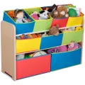 Ginger Home Цветен дървен органаизер за играчки [3]