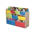 Ginger Home Цветен дървен органаизер за играчки [4]