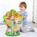 Tooky Toy Дървено въртящо се дърво с активности [3]