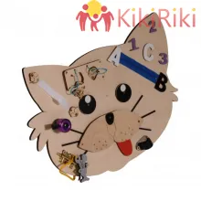 Cat Дървена дъска Монтесори [1]
