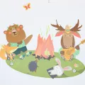 Ginger Home Дървен органайзер за съхранение Forest [5]