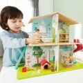 Дървена къща за кукли със звукови ефекти [2]