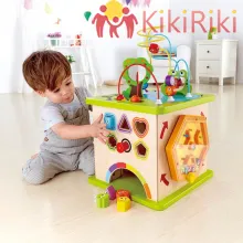 Дървен център за активности с 5 страни [1]