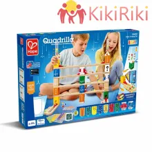 Quadrilla Basic Coding Set – дървена писта с топчета