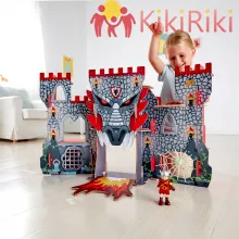 Дървен викингски замък с фигури – 17 части [1]