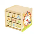 Tooky Toy Голям дървен дидактически куб Ферма [3]