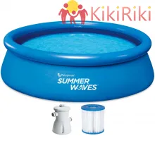 Басейн Summer Waves 305 х 76 см. с филтърна помпа
