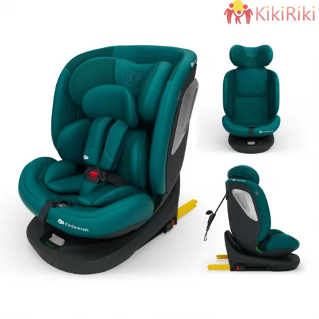 Kinderkraft I-GROW 2 PLUS Green i-Size столче за кола 40–150 см