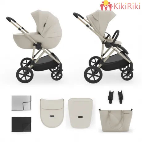 Kinderkraft PRIME 3 Beige детска количка 2 в 1