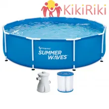 Басейн Summer Waves 305х76см. с метална рамка