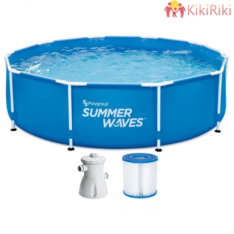 Басейн Summer Waves 305х76см. с метална рамка