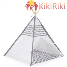 Tipi – детска палатка за игра с дървена конструкция